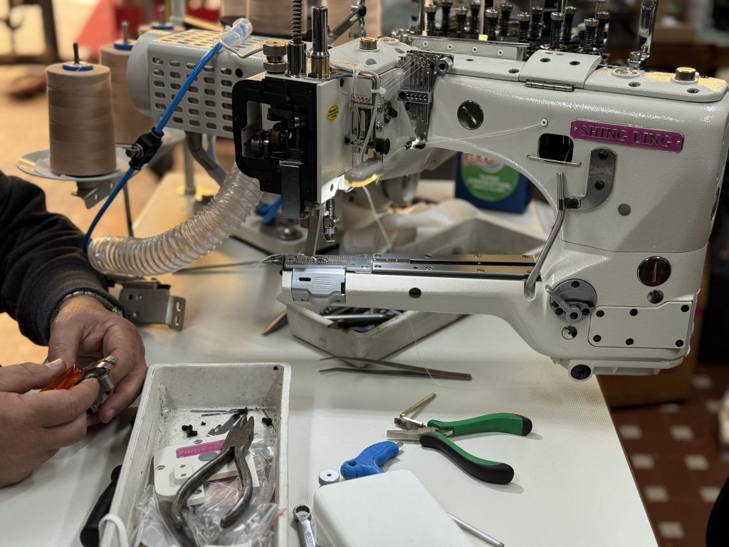 Riparazione Shing Ling braccio rovescio 4 aghi