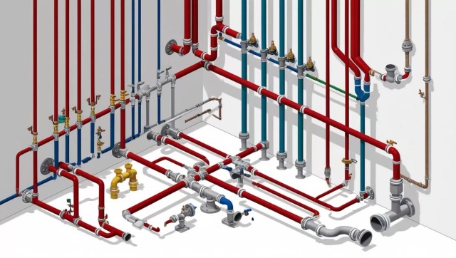 Isometric drawing for piping