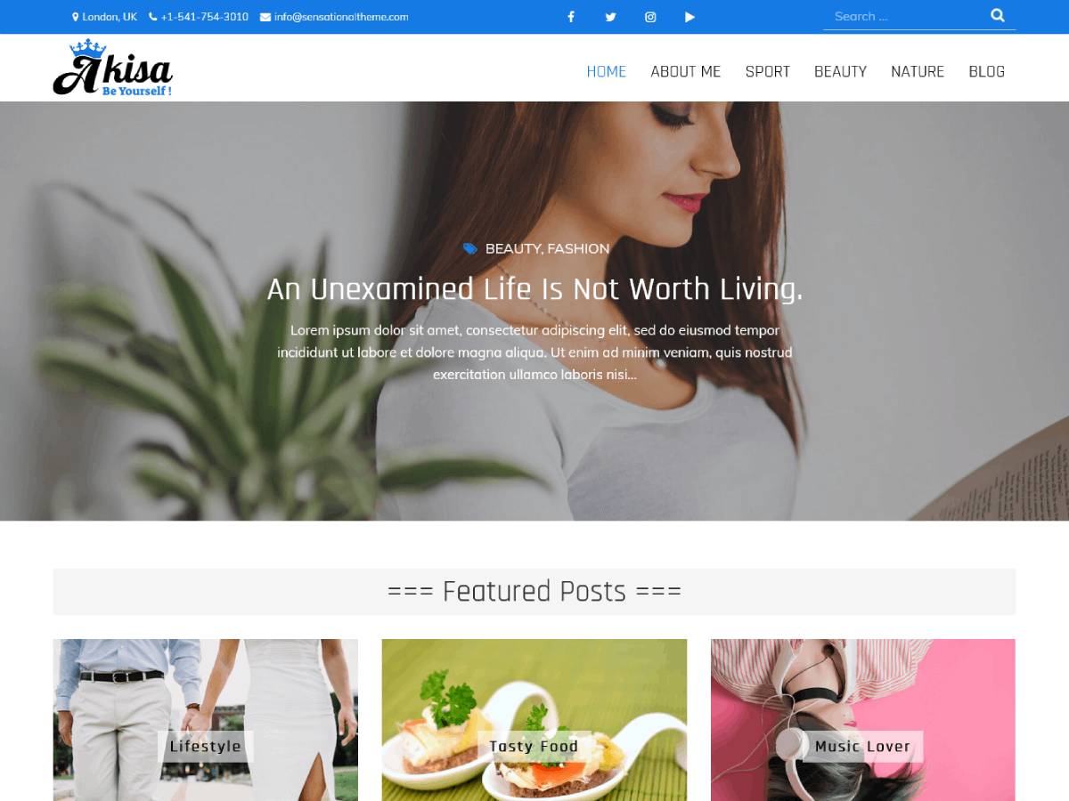 Akisa WordPress Theme