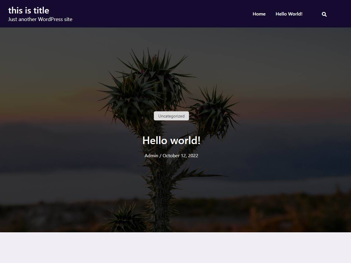 BlogHovar WordPress Theme