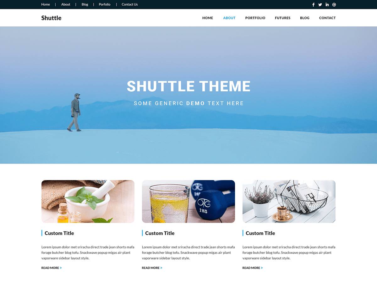 Shuttle eblog WordPress Theme