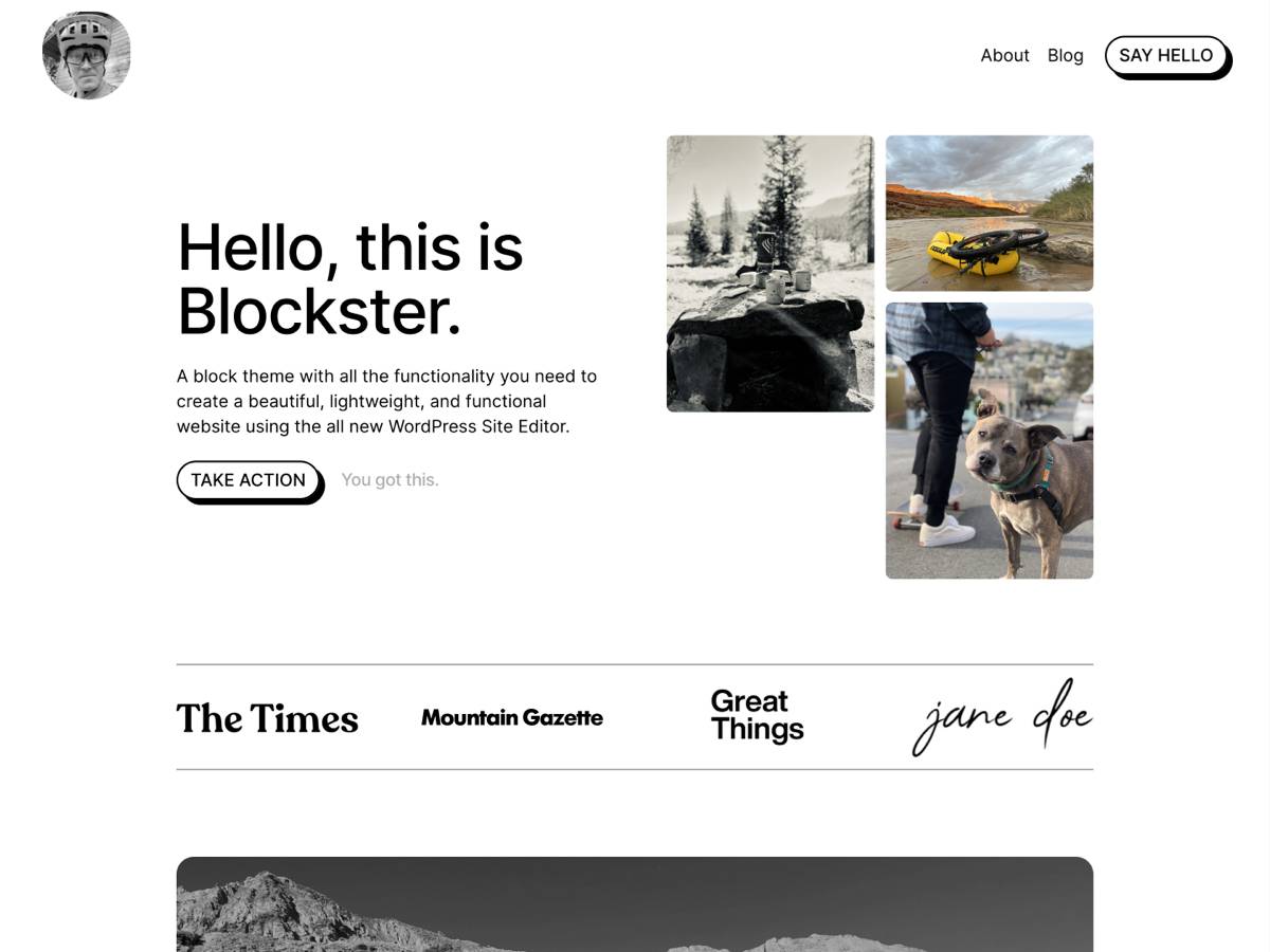 Blockster WordPress Theme