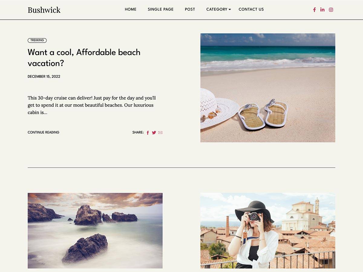 Buswick WordPress Theme