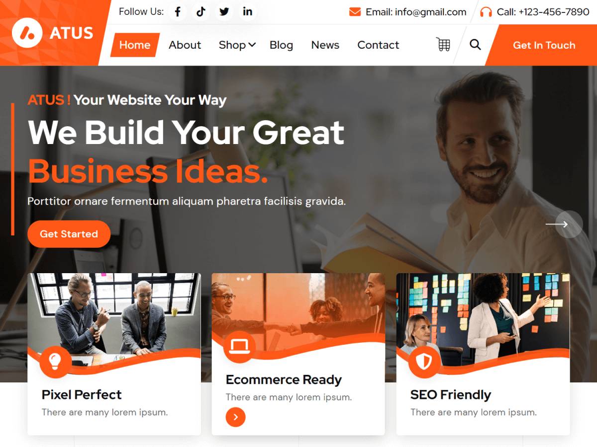 Atus WordPress Theme