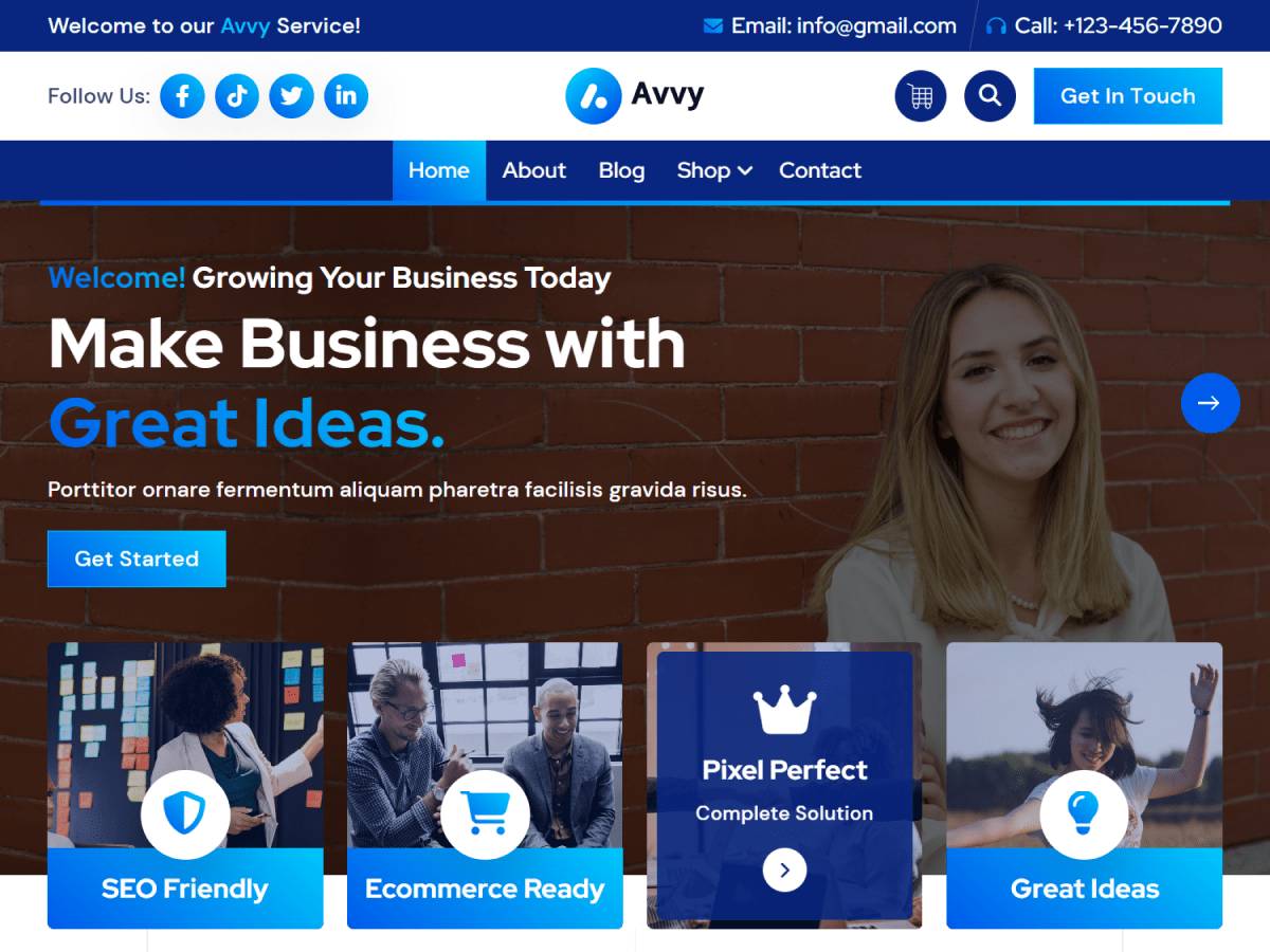 Avvy WordPress Theme