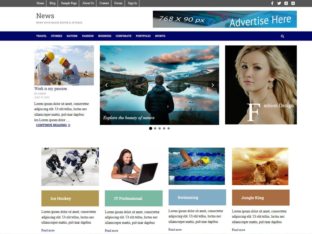 Canary Led WordPress Theme