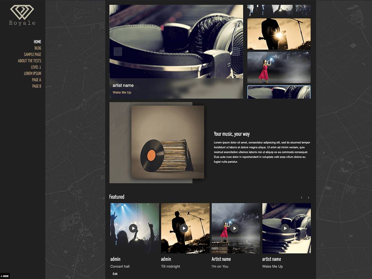 Royale WordPress Theme