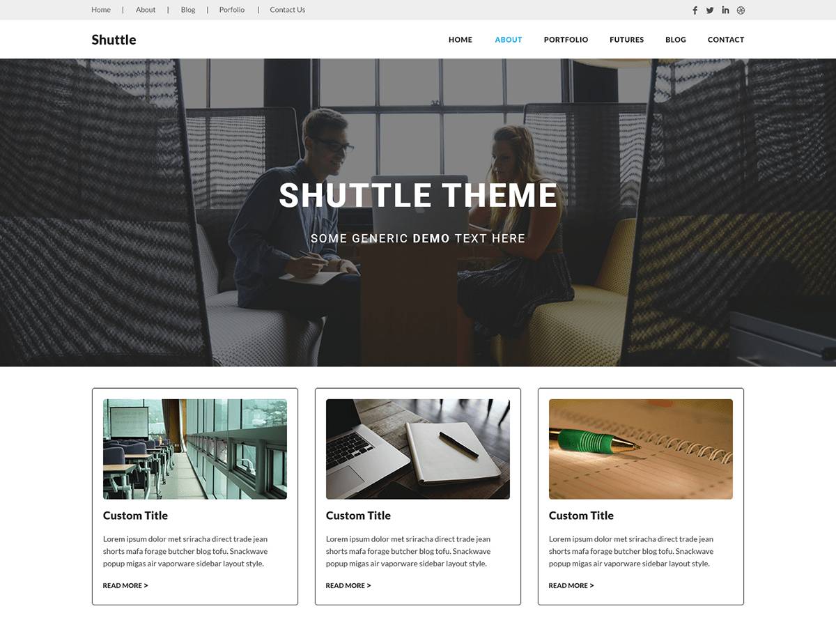 Shuttle Biz WordPress Theme