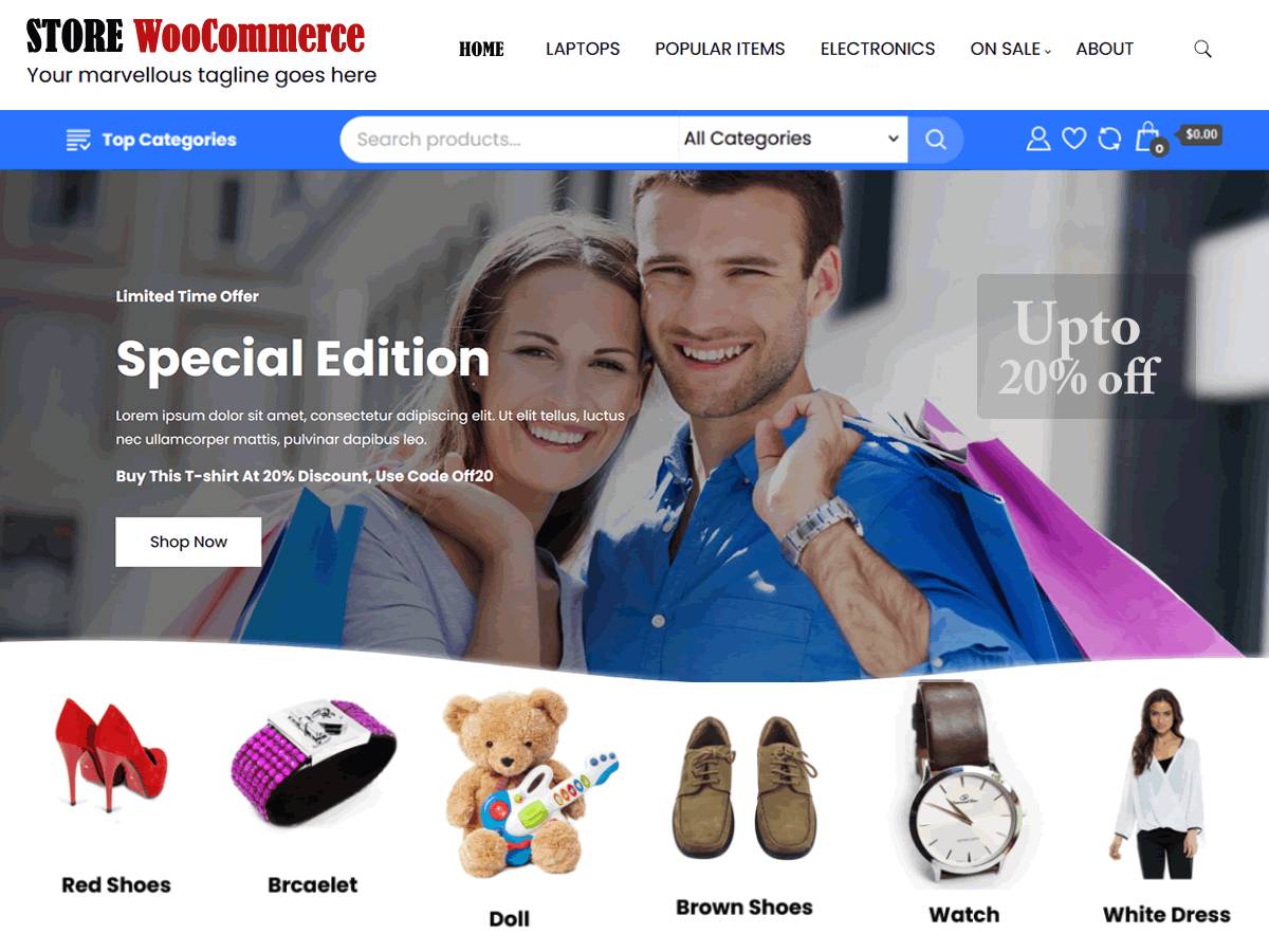 Store WooCommerce WordPress Theme