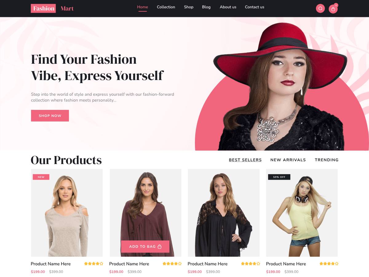 Fashion Designer Mart WordPress Theme