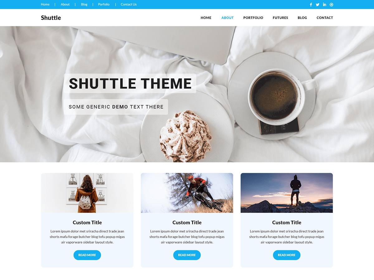 Shuttle Shopfront WordPress Theme