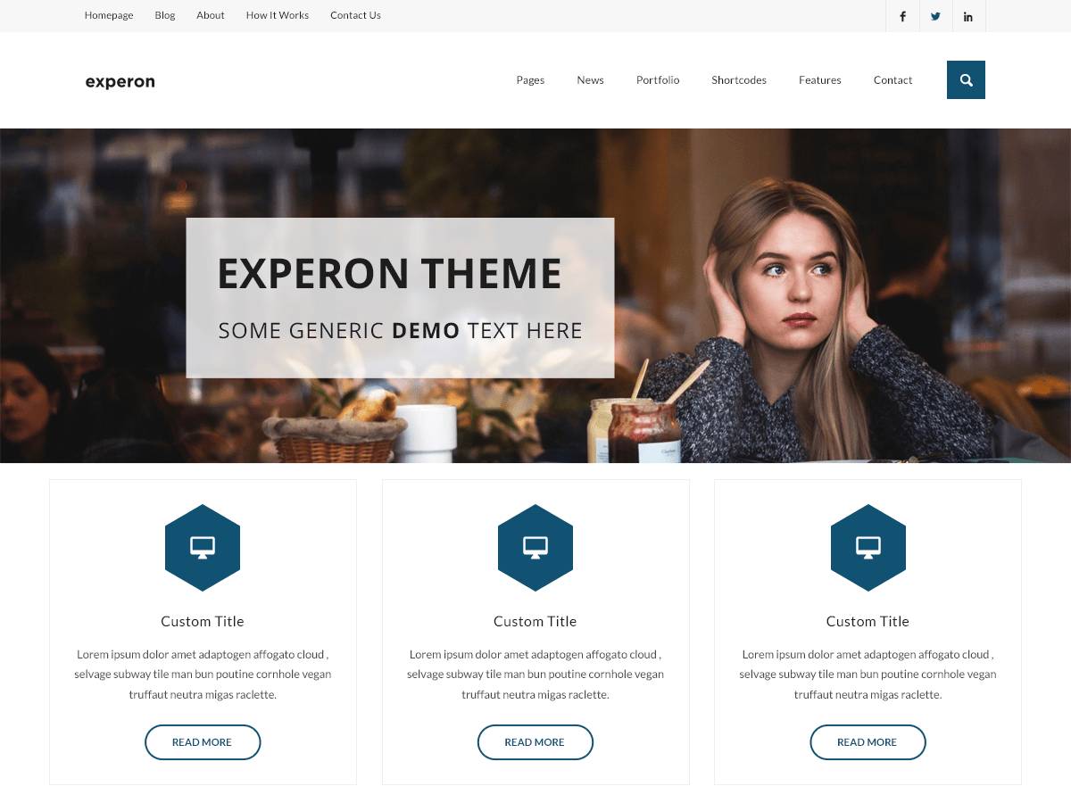 Experon eBlog WordPress Theme