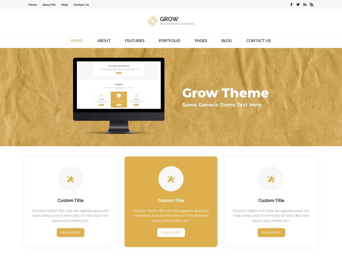 Grow Light WordPress Theme