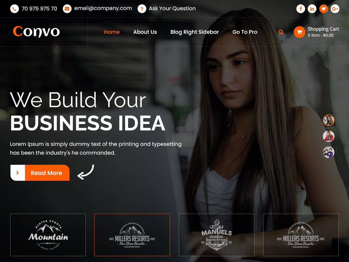Convo WordPress Theme
