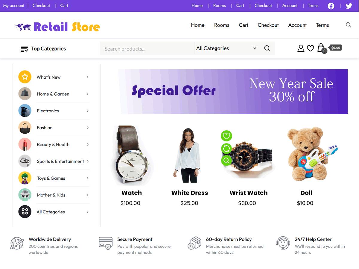 Tech Storefront WordPress Theme