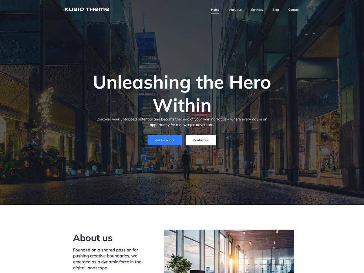 Kubio WordPress Theme