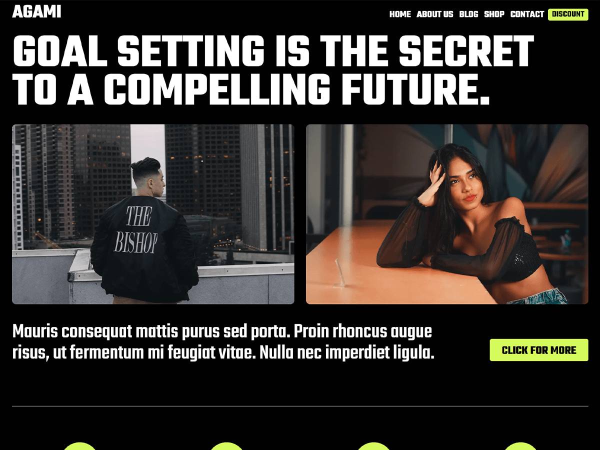 Agami portfolio business WordPress Theme