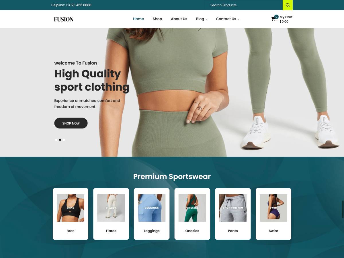 Fusiona amp design WordPress Theme