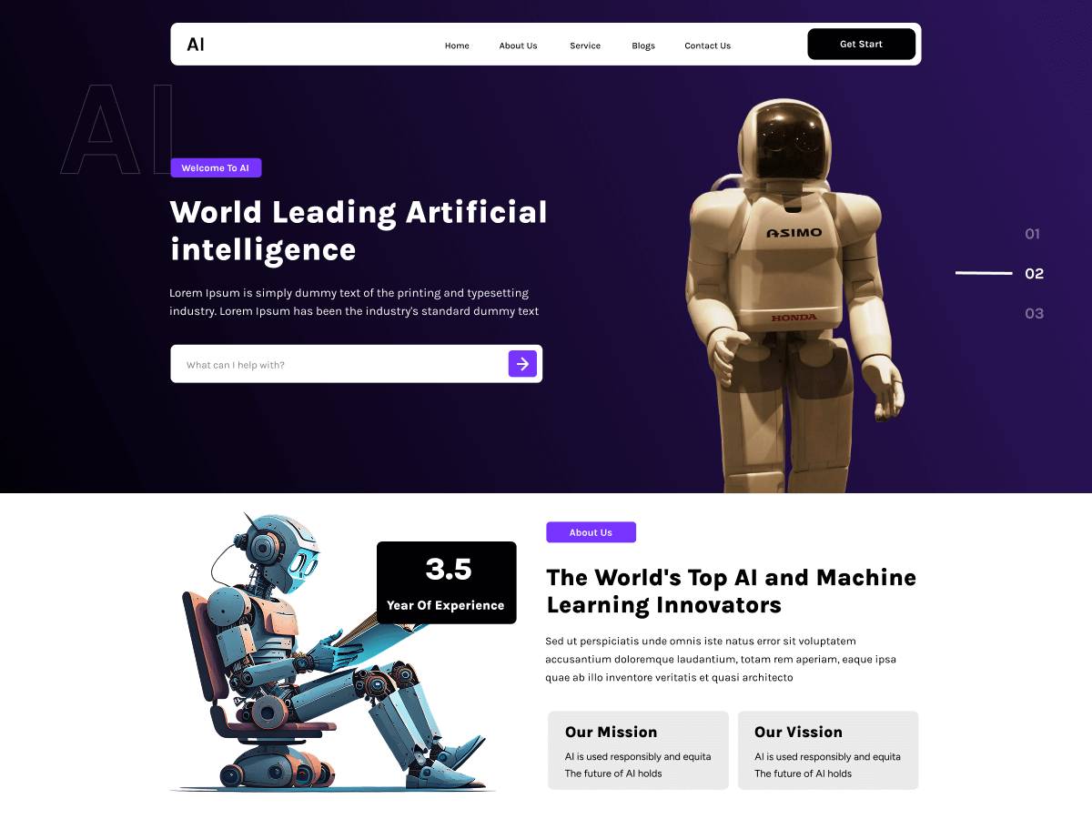 Free AI Automation WordPress Theme