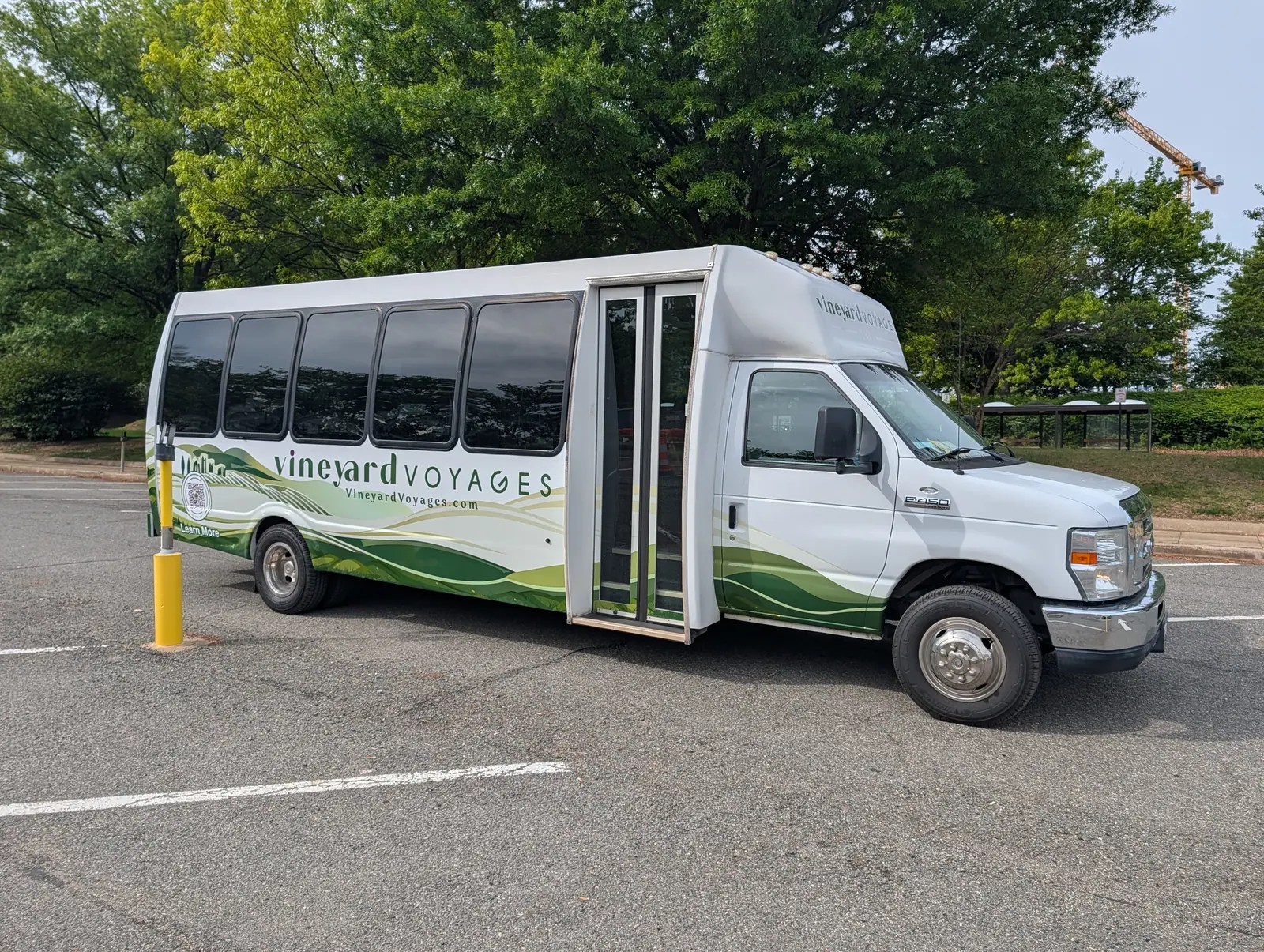 Vineyard Voyages executive shuttle prepared for a day in Virginia wine country
