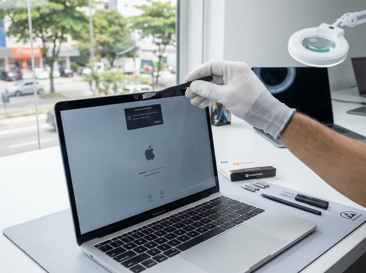 Webcam MacBook ou Notebook Não Funciona? Reparo Expert RJ!