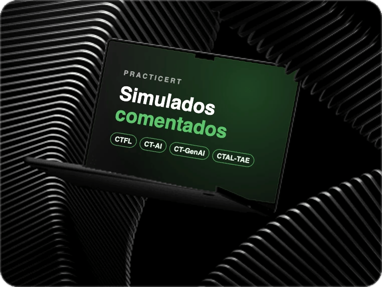 PractiCert: simulados comentados para CTFL, CT-AI, CT-GenAI e CTAL-TAE