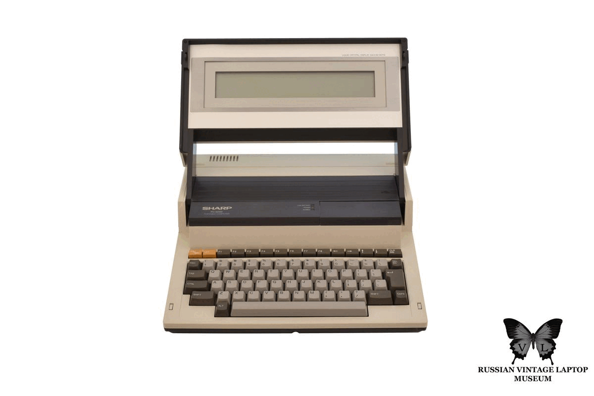 SHARP ポータブルタイプライター PC-5000 Sharp PC-5000 – vintage-laptops.com