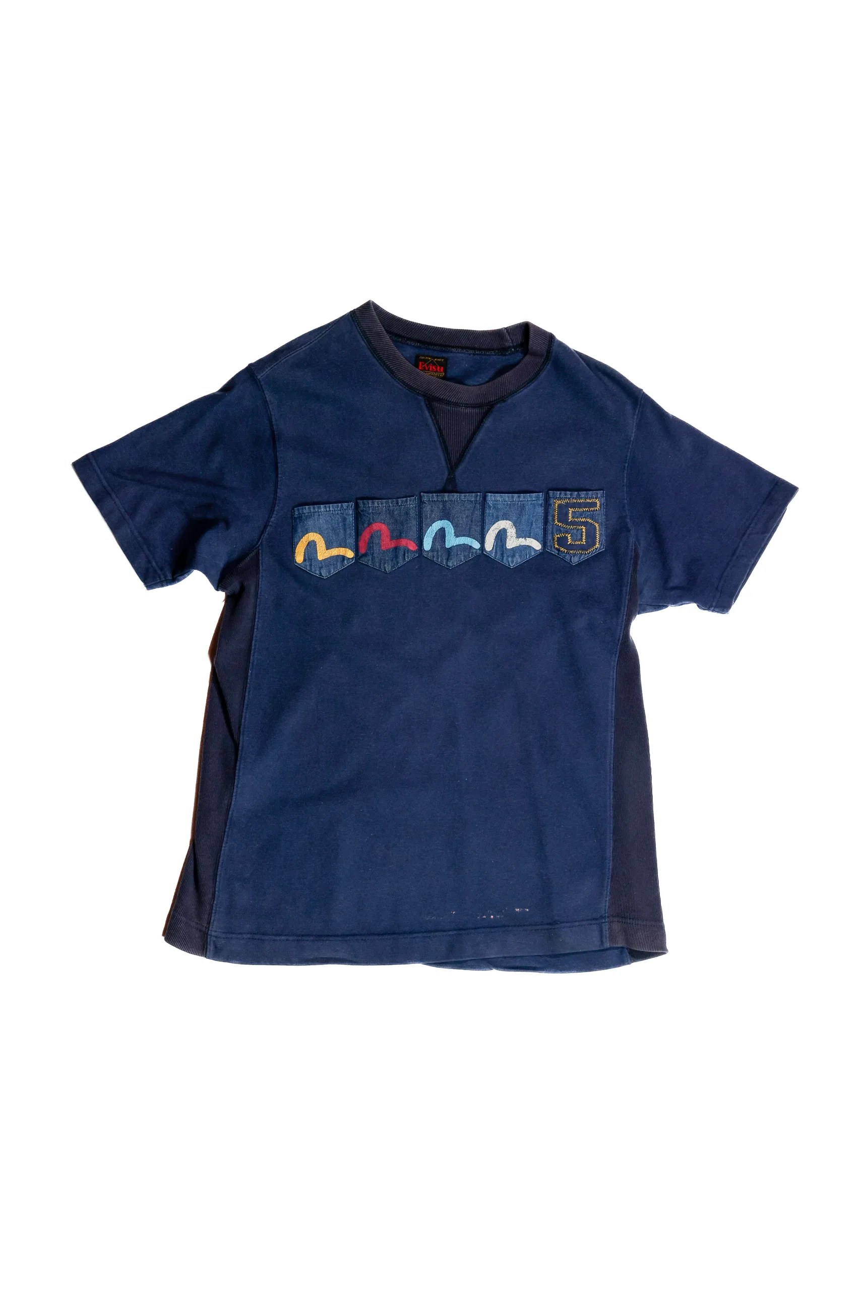 Evisu T-Shirt, Blue - L