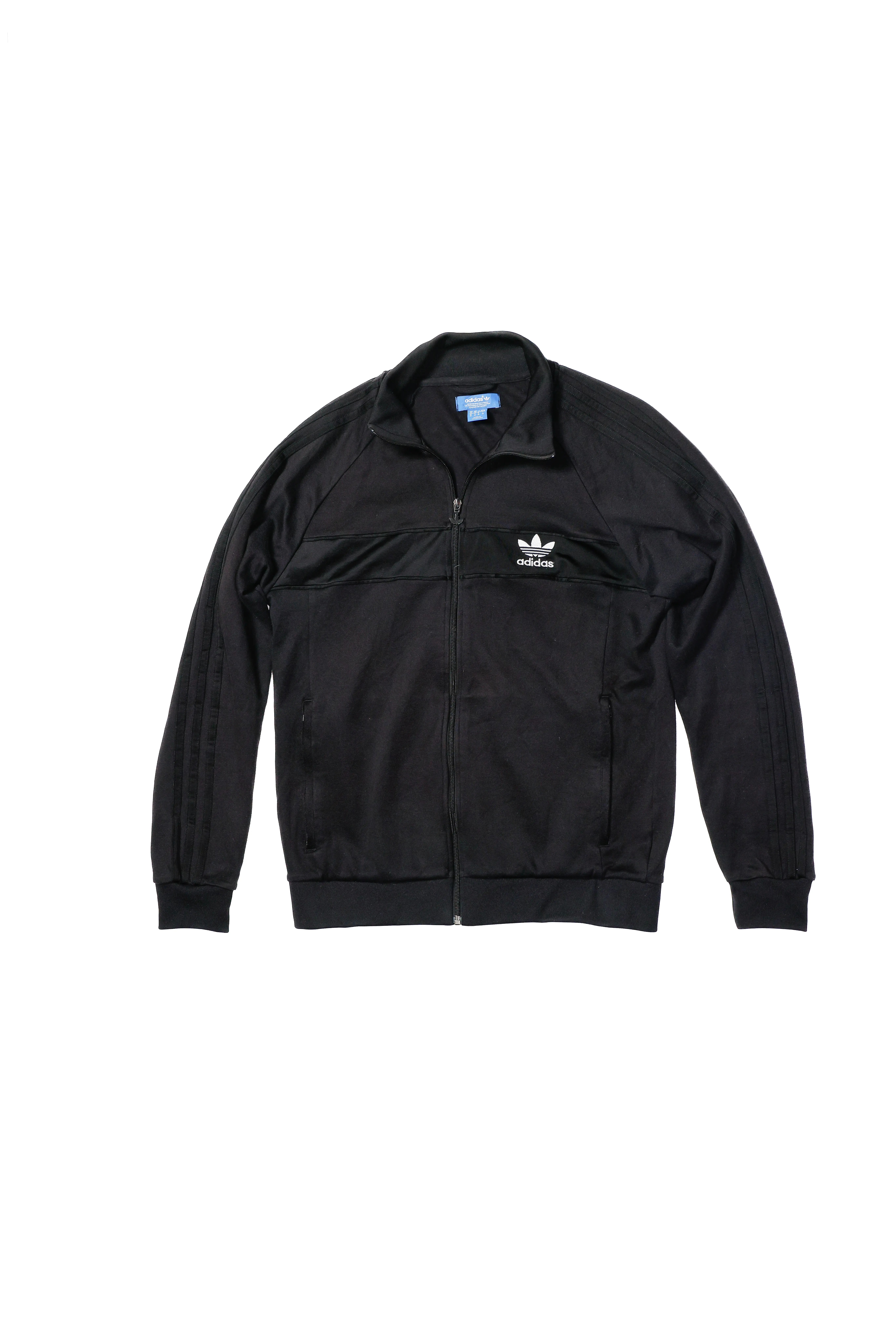 adidas Zip-Up Jumper, Black - M