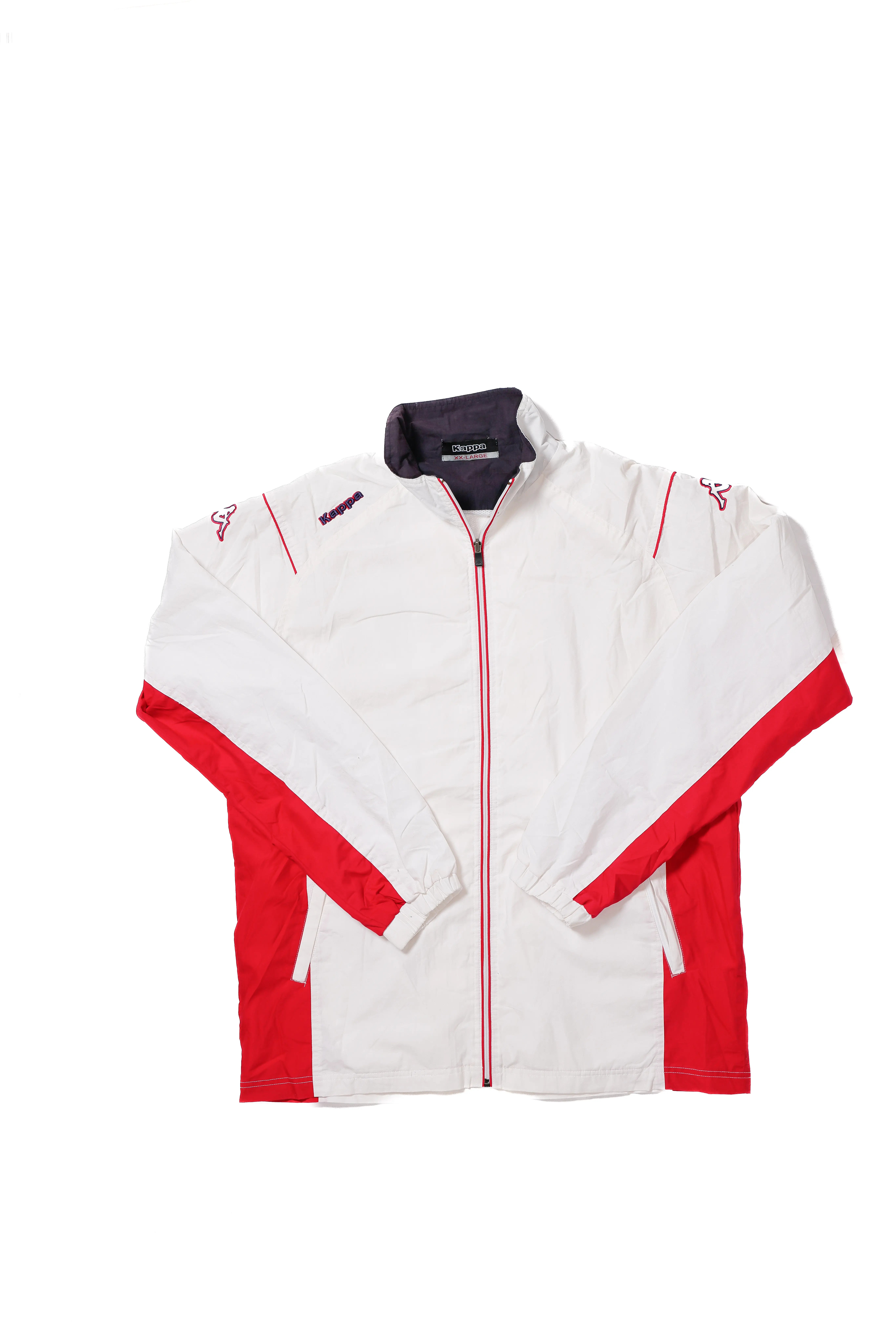 Kappa Shell Jacket, White - XXL