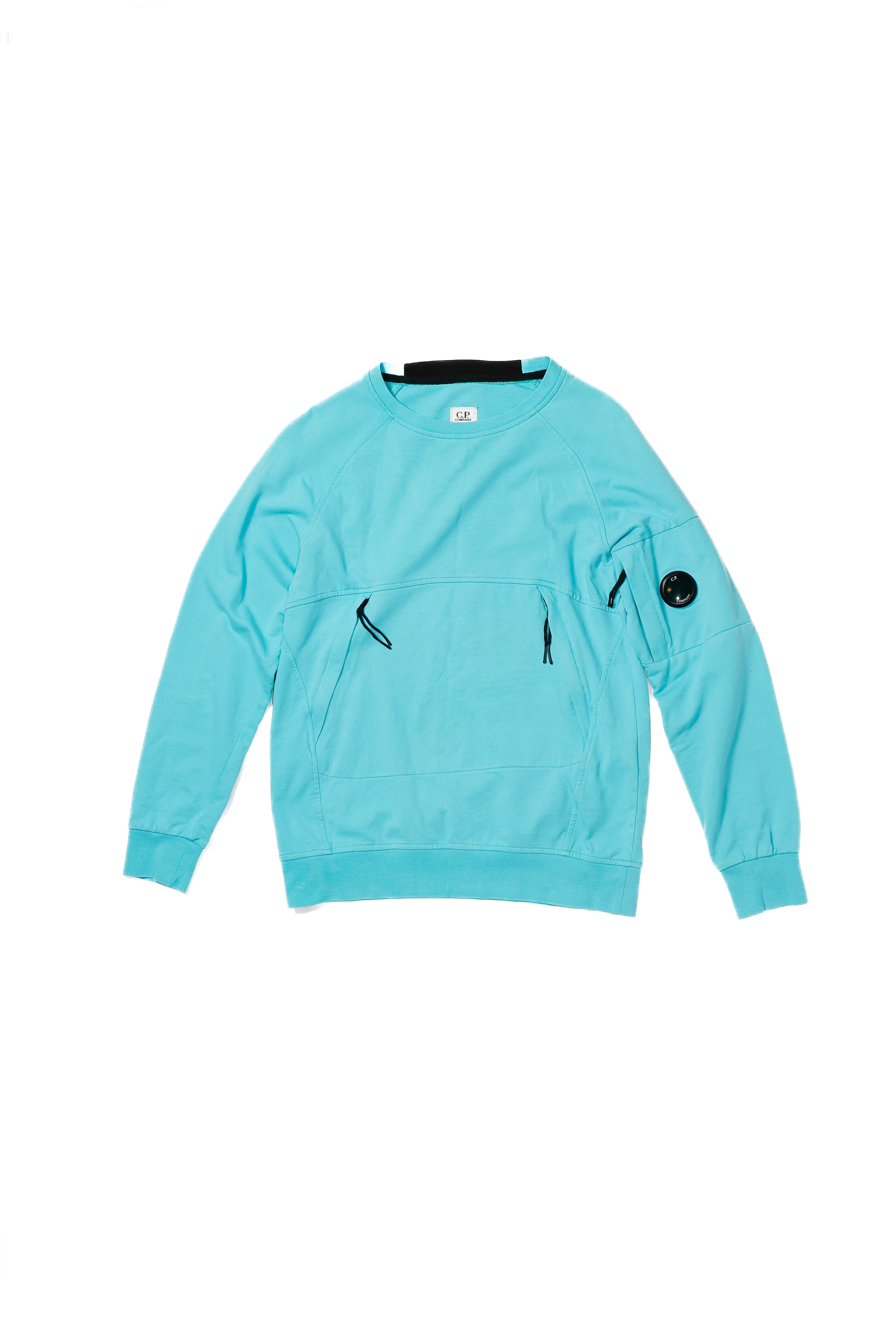 CP Company Crew Neck Jumper, Blue - S