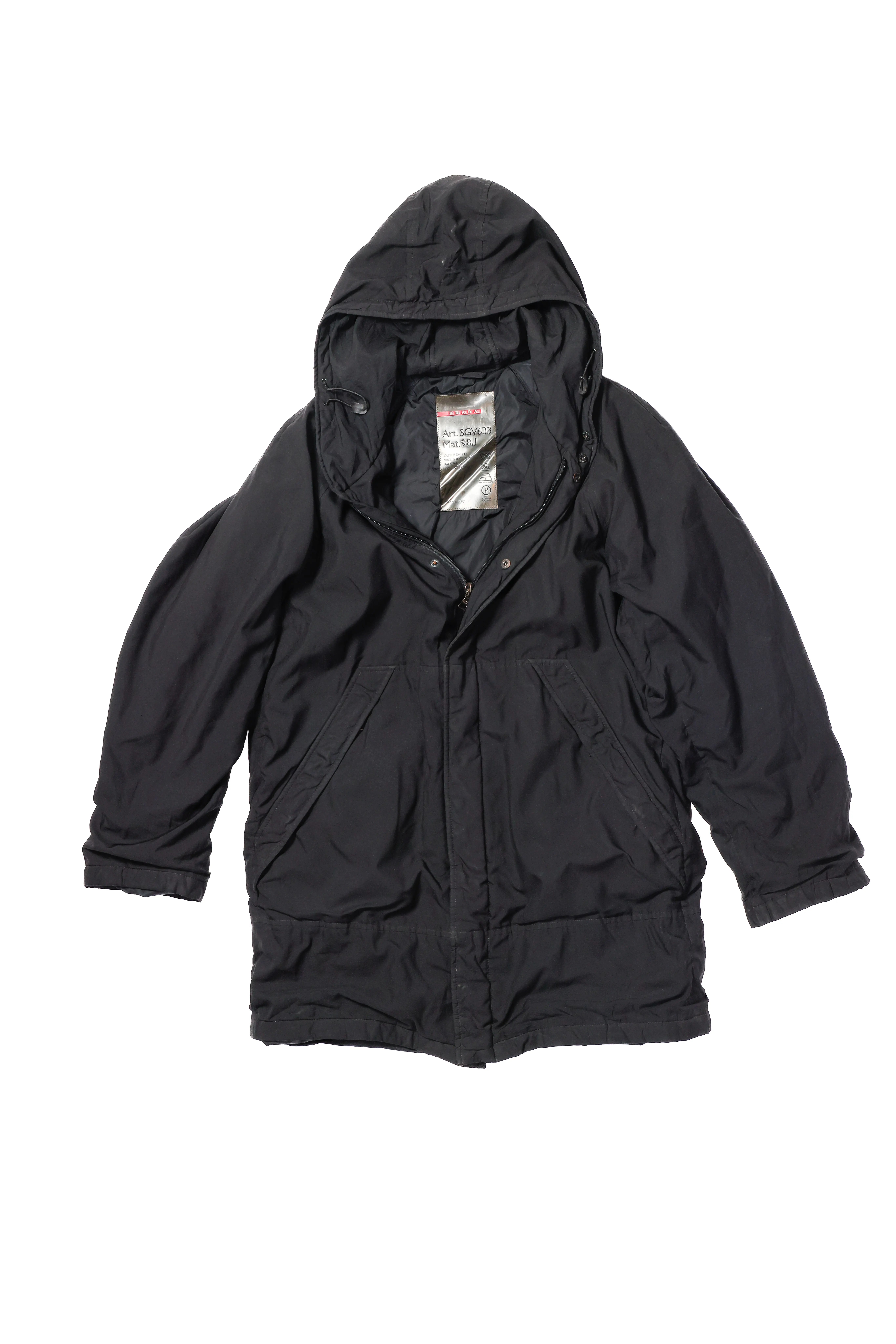 Prada Overcoat, Black