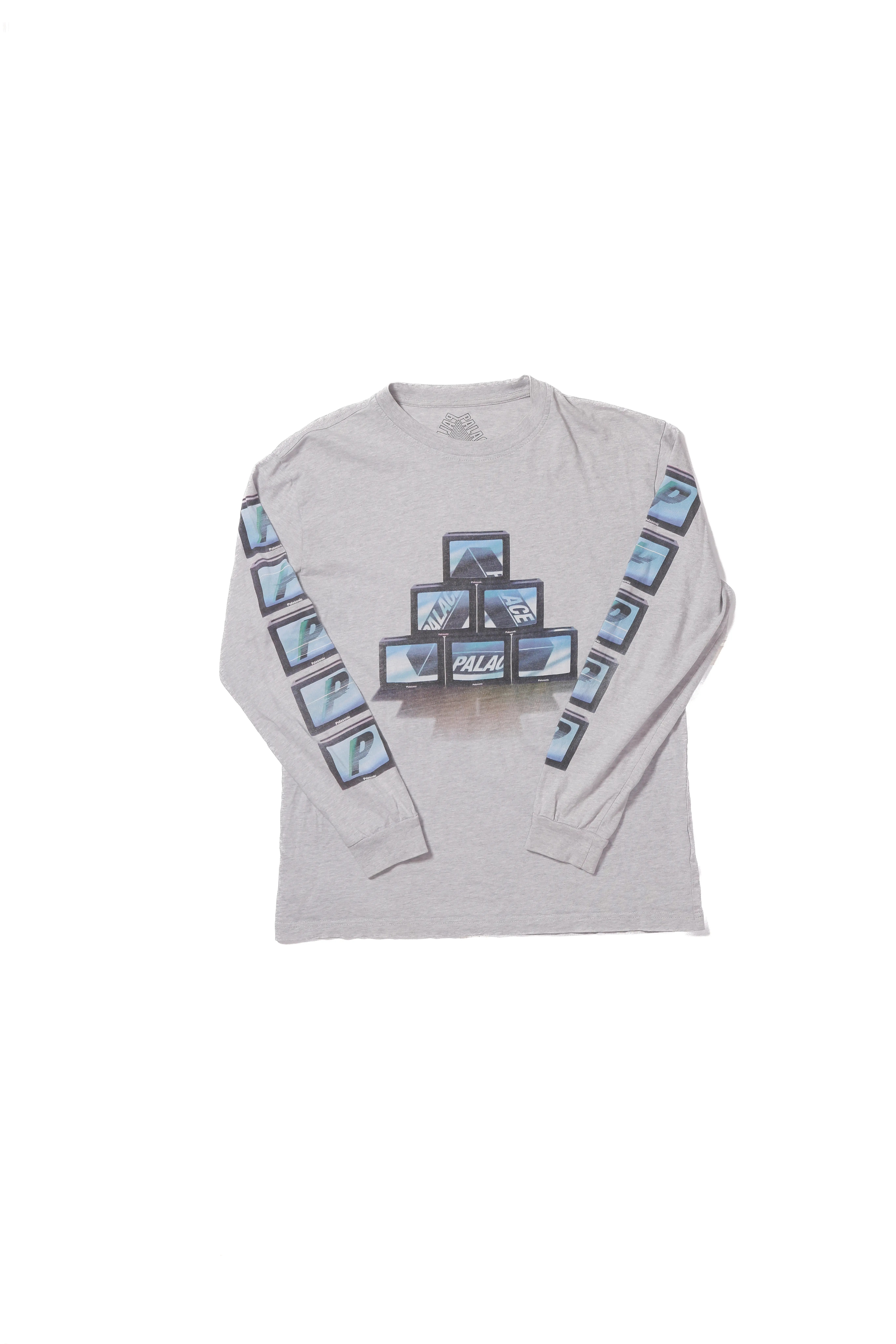 Palace Long Sleeve T-Shirt, Grey - M