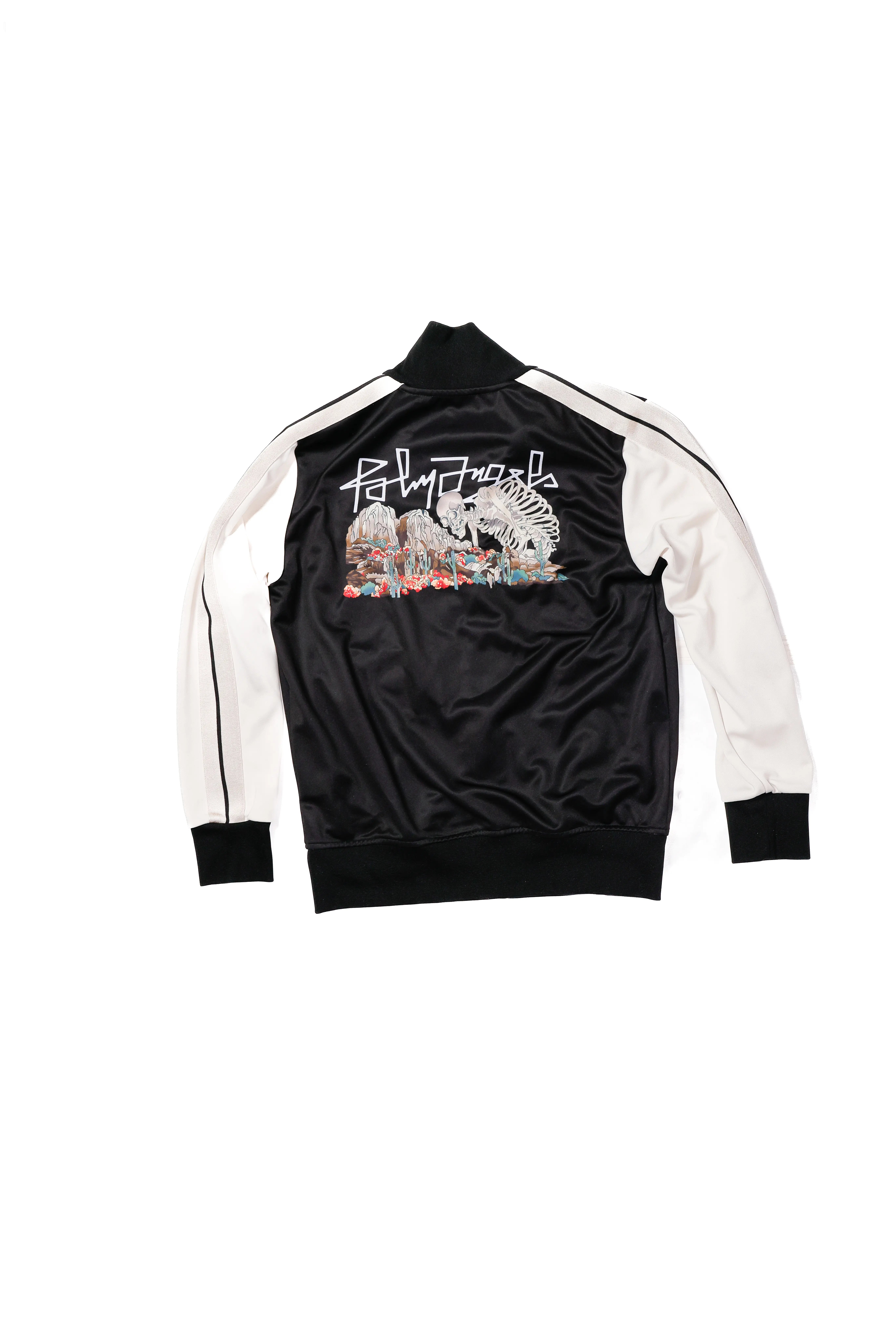 Palm Angels Zip Up Jacket, Black - L