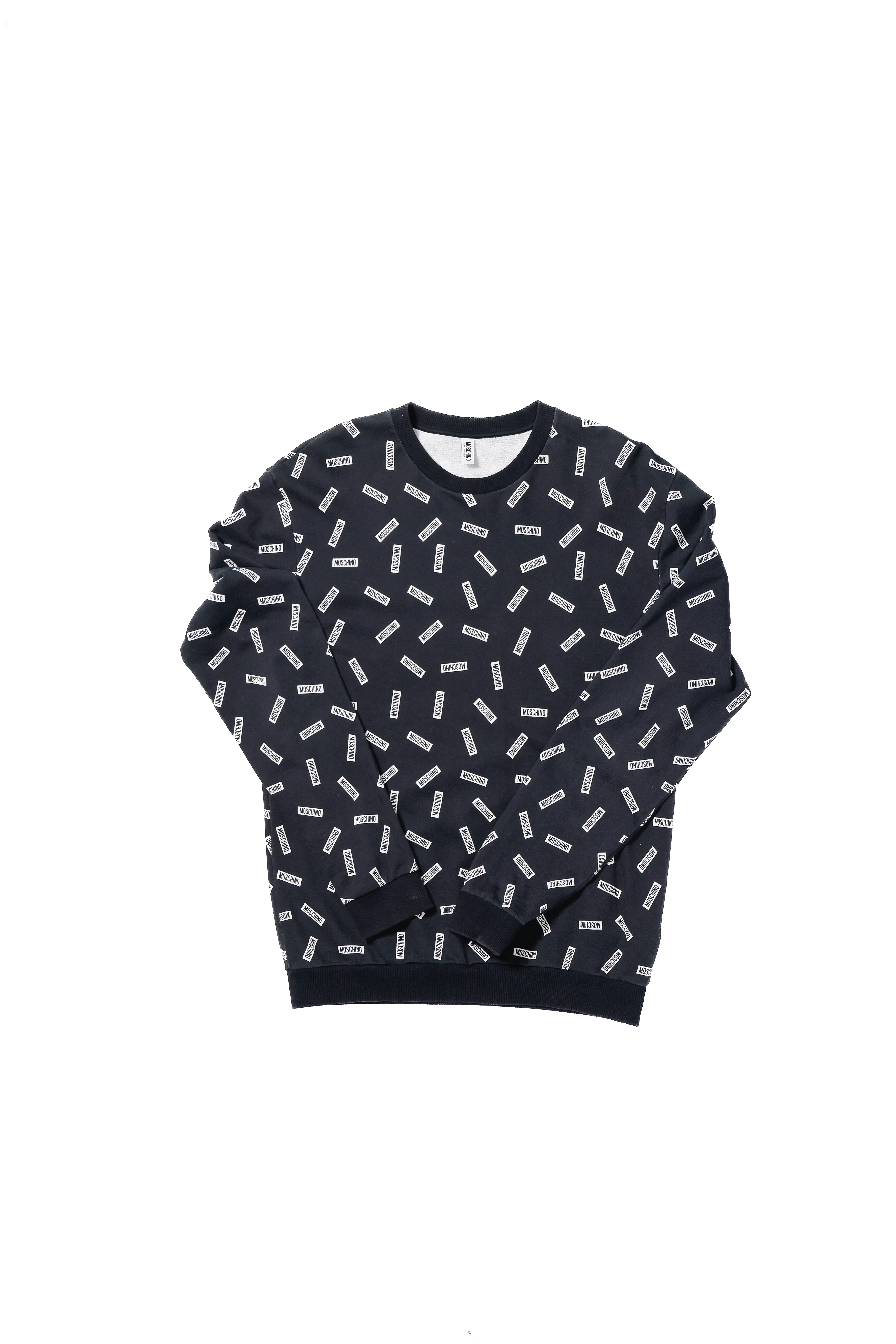 Moschino Crew Neck Jumper, Black - L