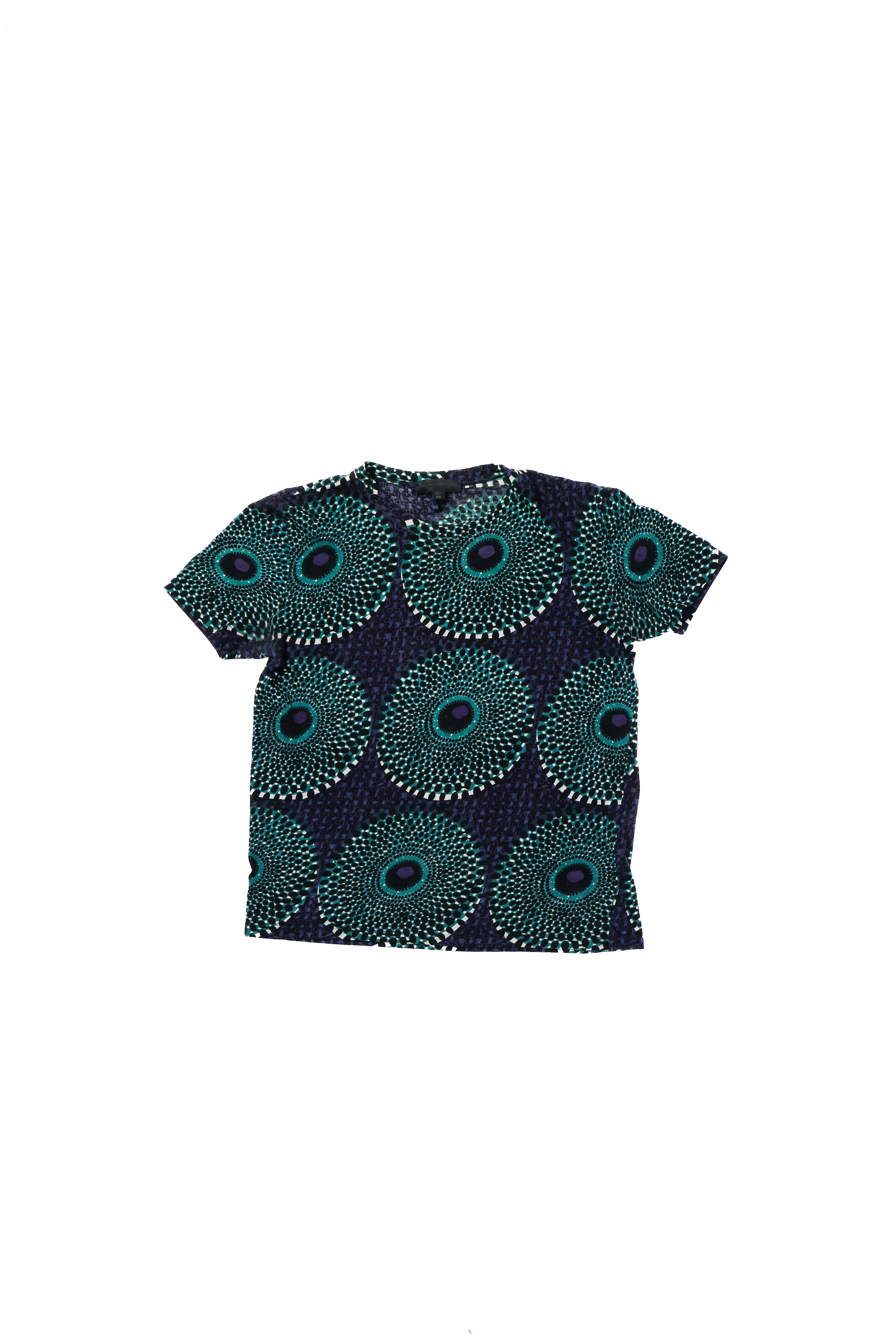 Burberry Prorsum T-Shirt, Blue and Green - XS