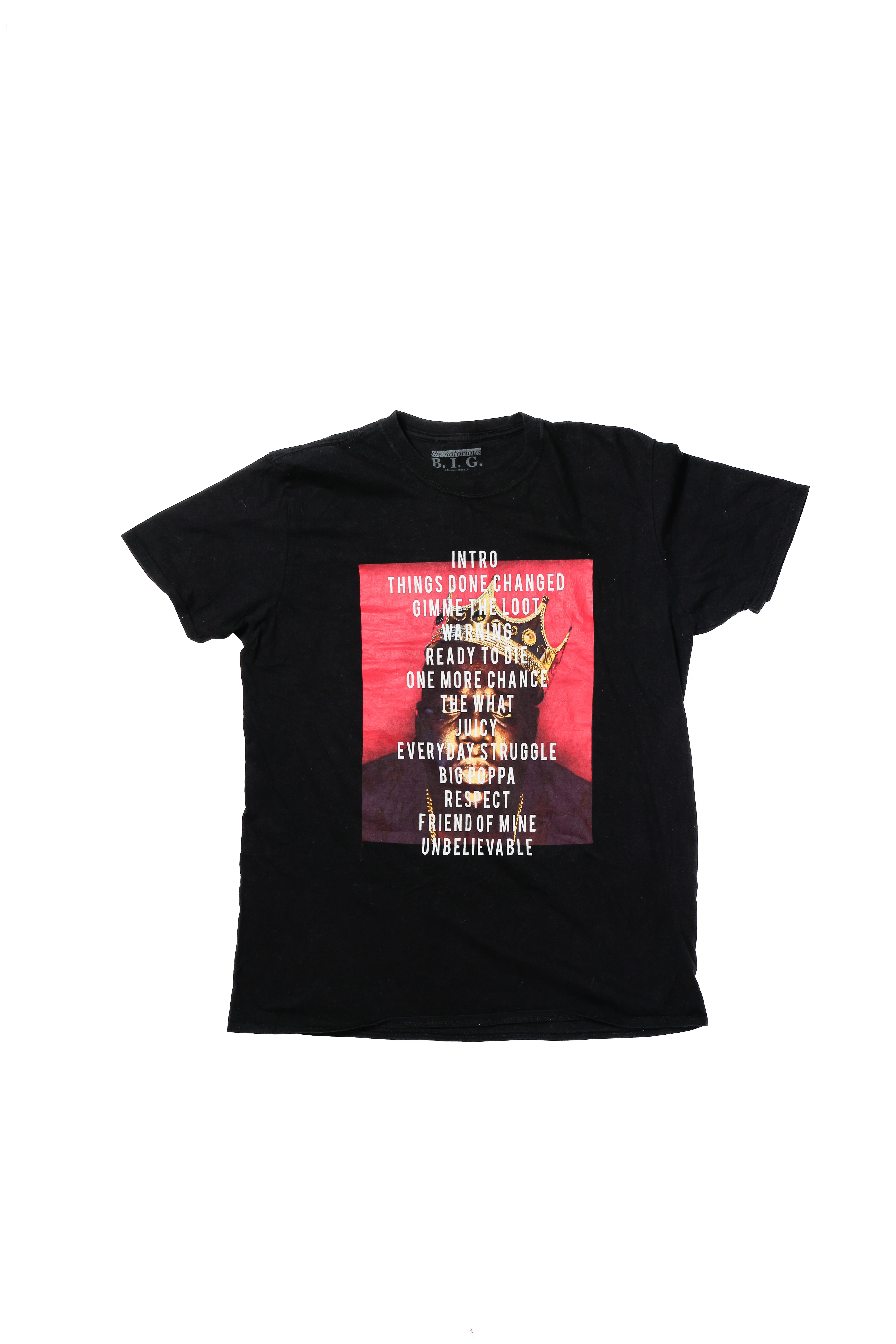 The Notorious BIG, Graphic T-Shirt, Black - M