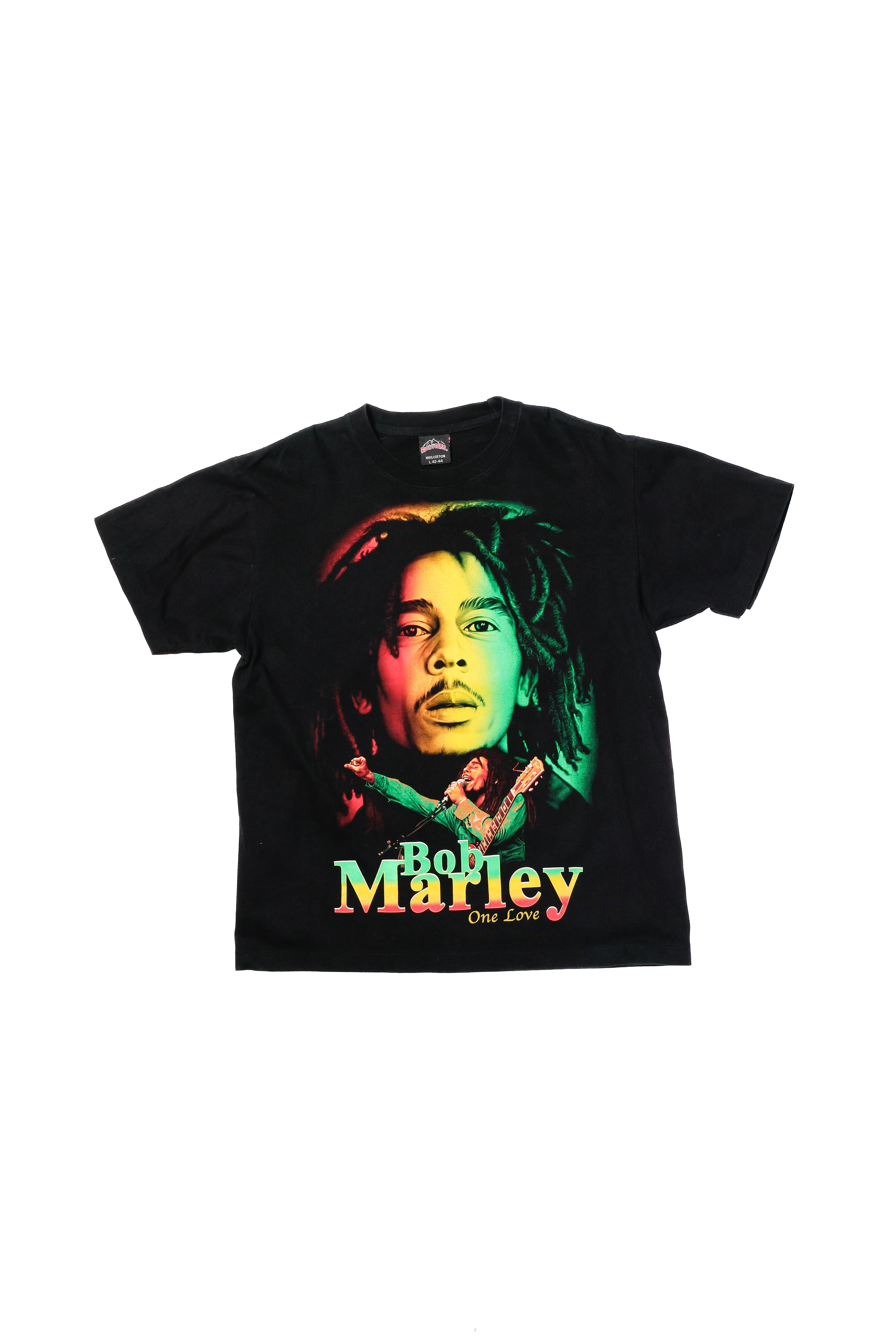 Rock@tees Bob Marley T-Shirt, Black - L