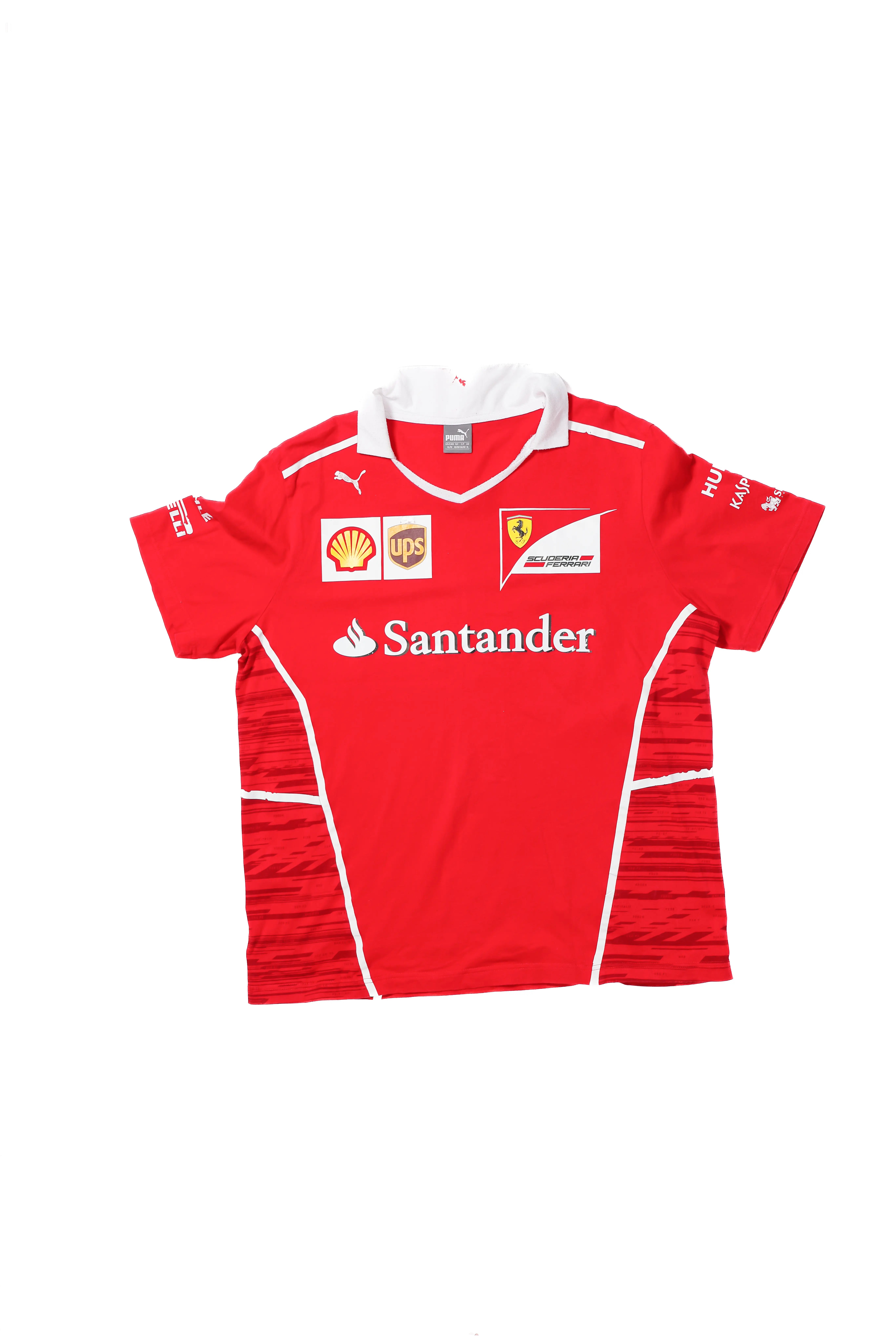 Puma Ferrari Short Sleeved Top, Red - XL