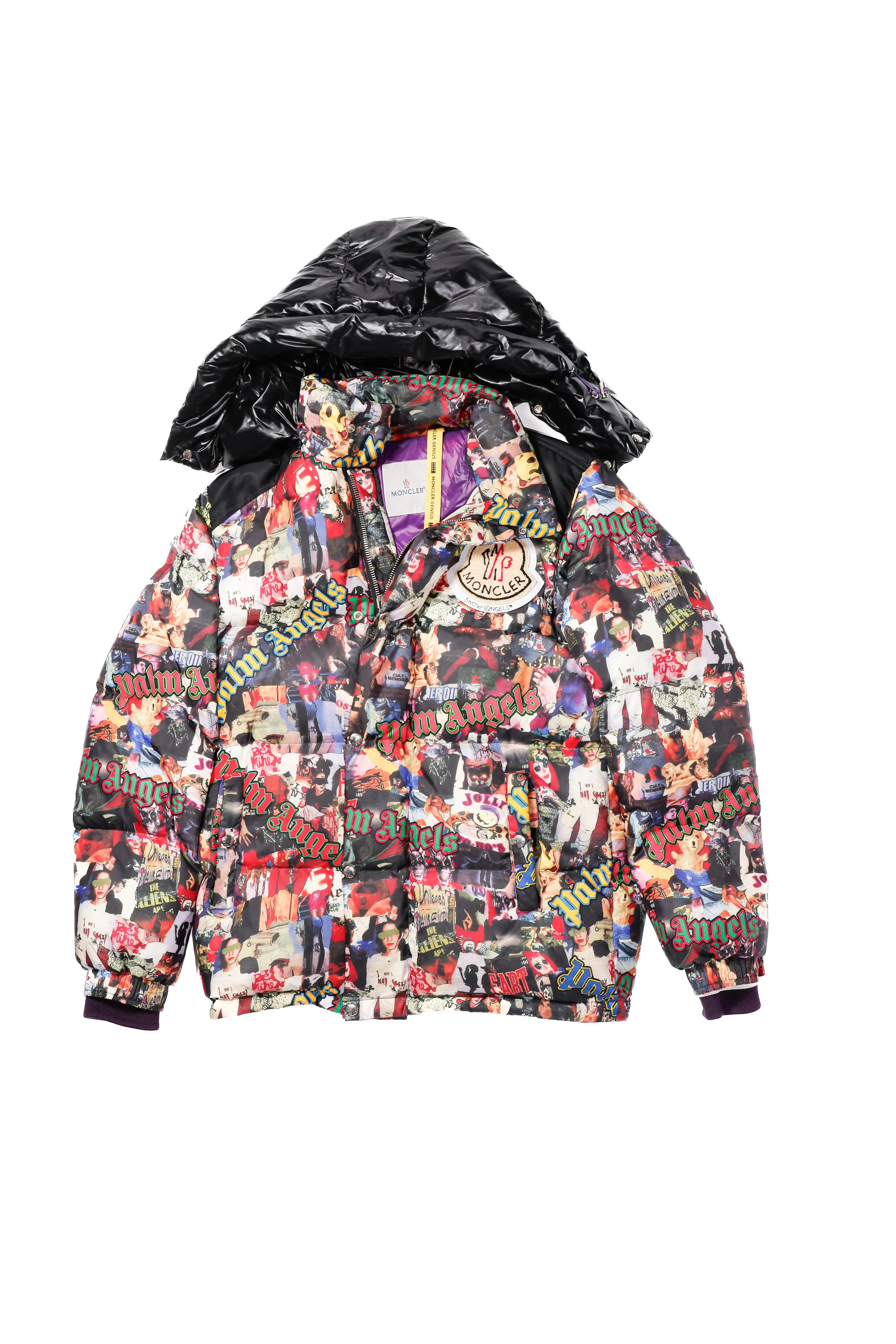 Moncler X Palm Angels Puffer Coat, Multi-Colour-M