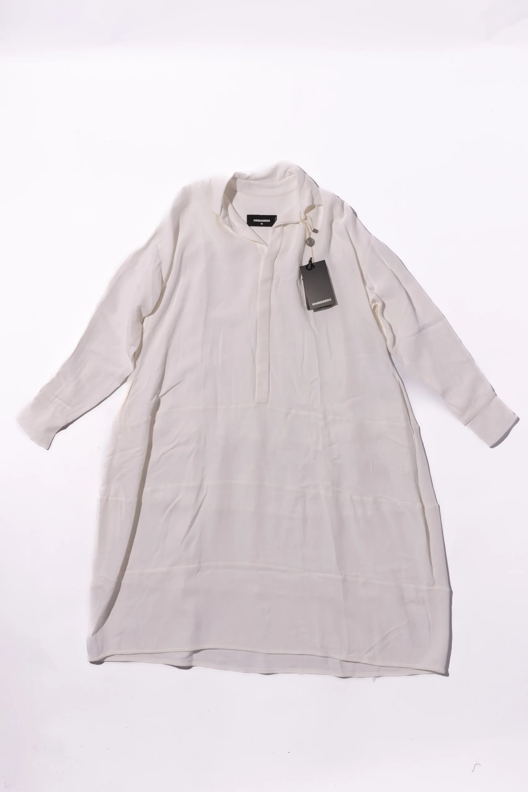 Dsquared Shirt Dress, White - 40