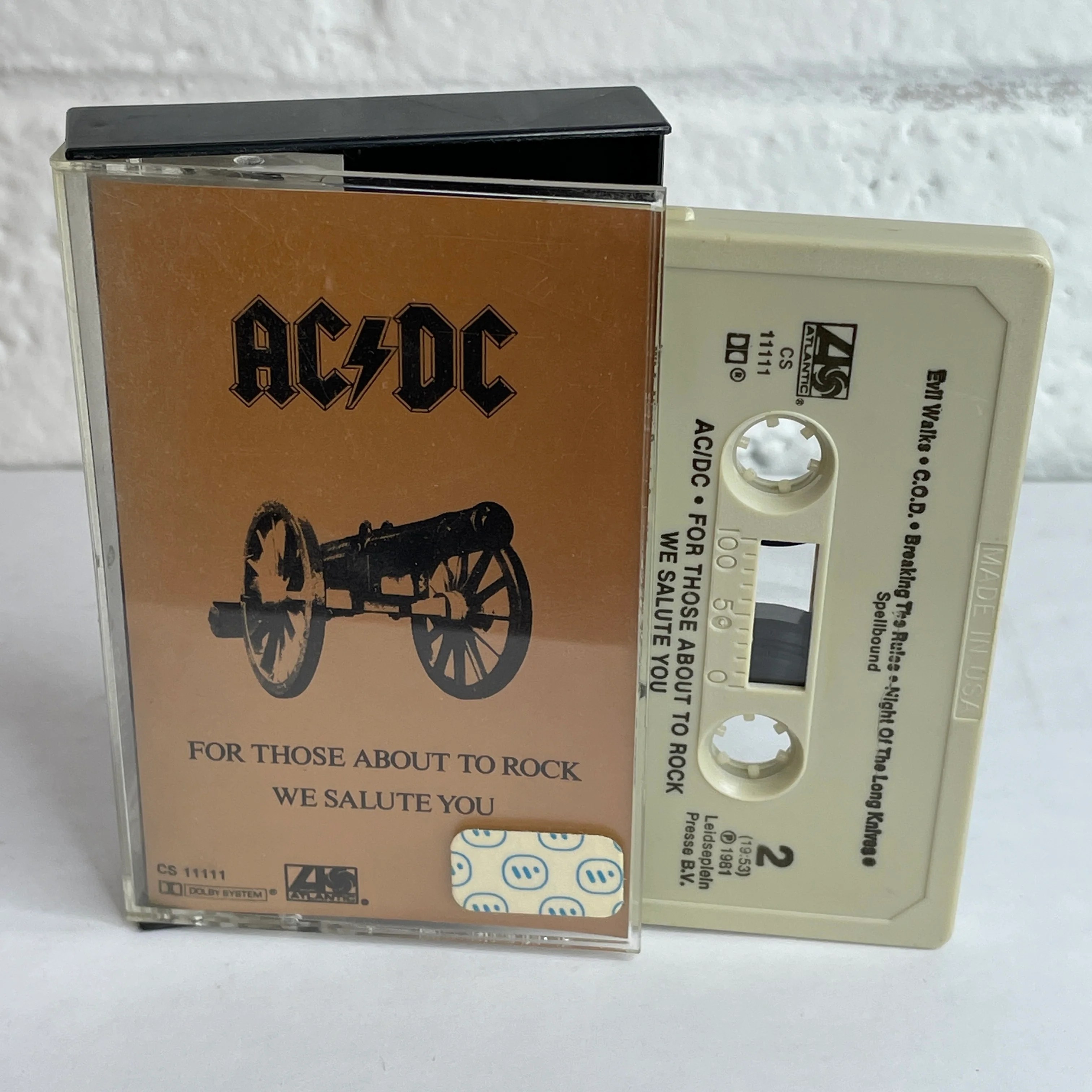 Ac Dc For Those About To Rock We Salute You Original Cassette Tape