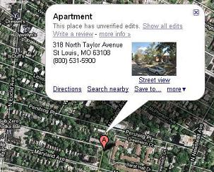 A map with a corrected crowd-sourced description
