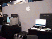 Apple's booth at NATPE
