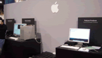 Apple's booth at NATPE