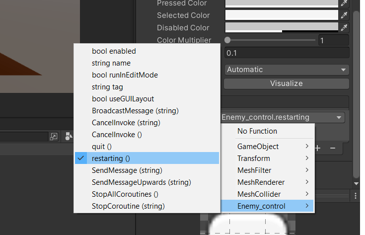 Assigning the function to UI button