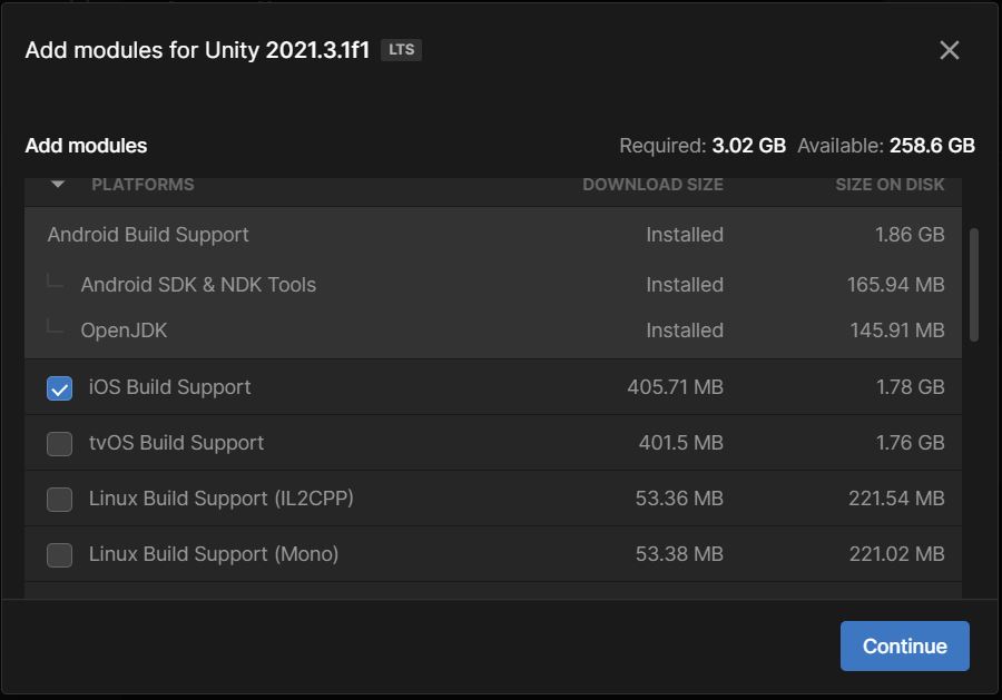 android build support module