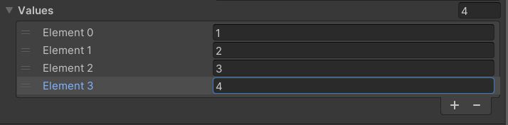Public array with values assigned