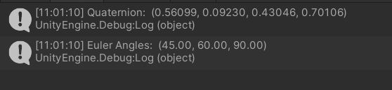 Unity quaternion vs Euler example 2