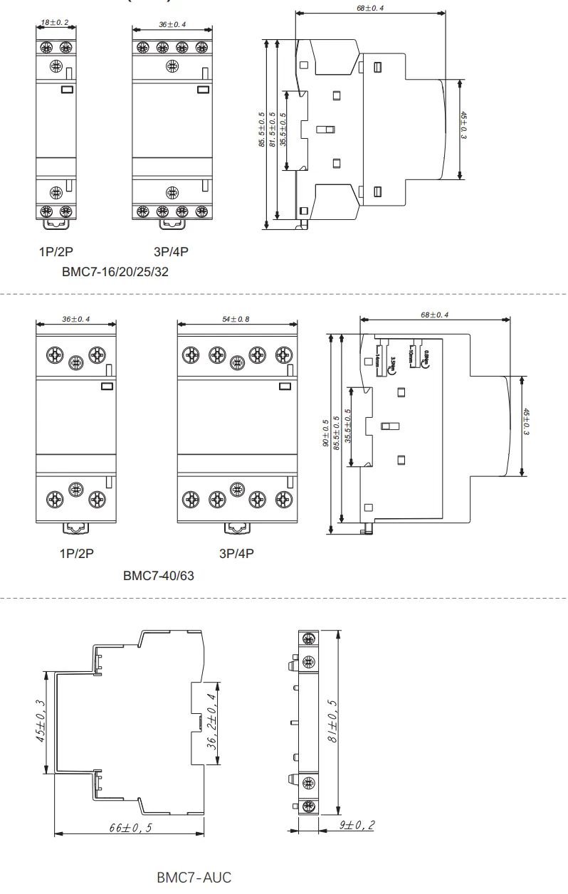 Modular Contactor Simple Structure Space Saving 230v 50hz Circuit - Creative Desktop Nature Wallpapers | Free Download